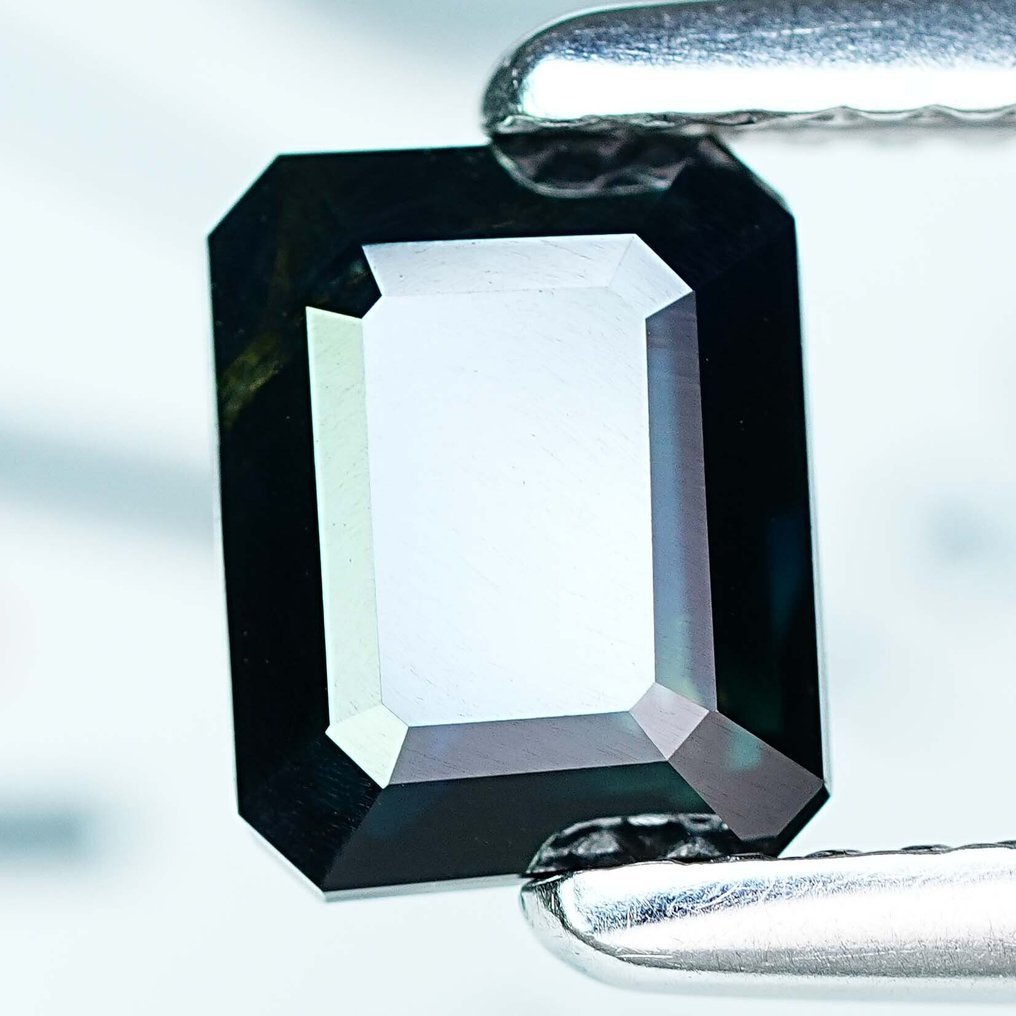 Fără preț de rezervă - 1 pcs  Albastru, Verde Safir  - 1.82 ct - Asociația internațională de pietre prețioase colorate (ICA GemLab) - Fără încălzire - Fără tratament #3.2