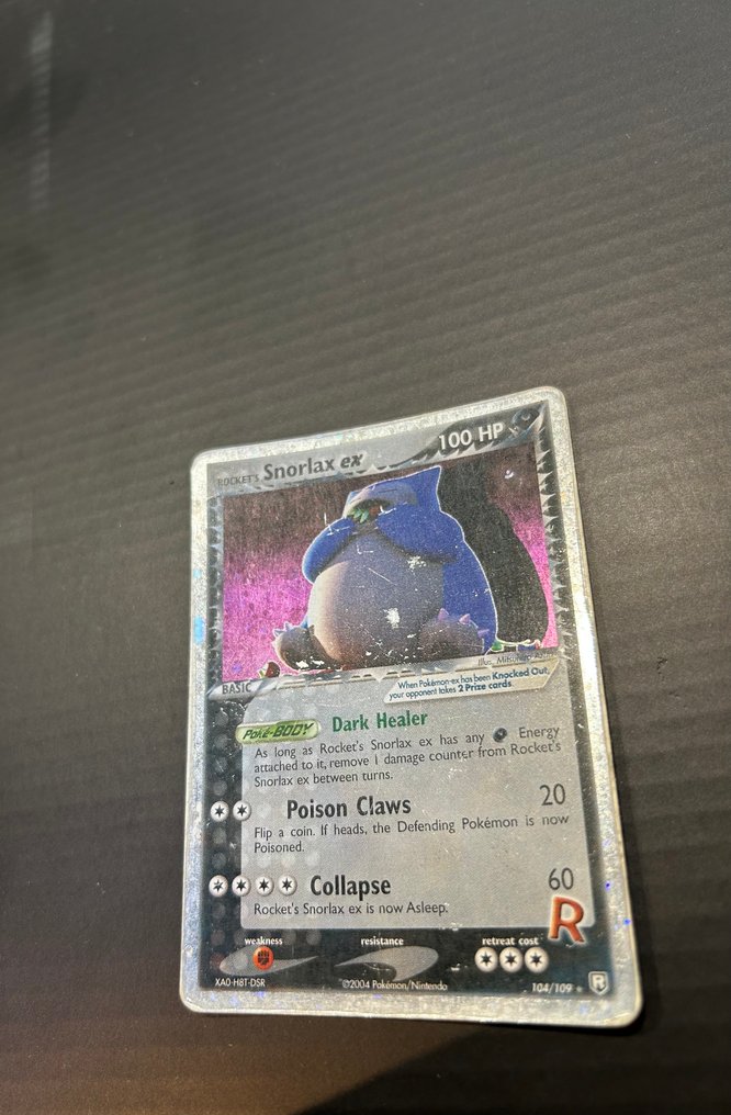 Pokémon - 1 Card - Snorlax 104/109 Holo - EX - EX Team Rocket Returns #1.0