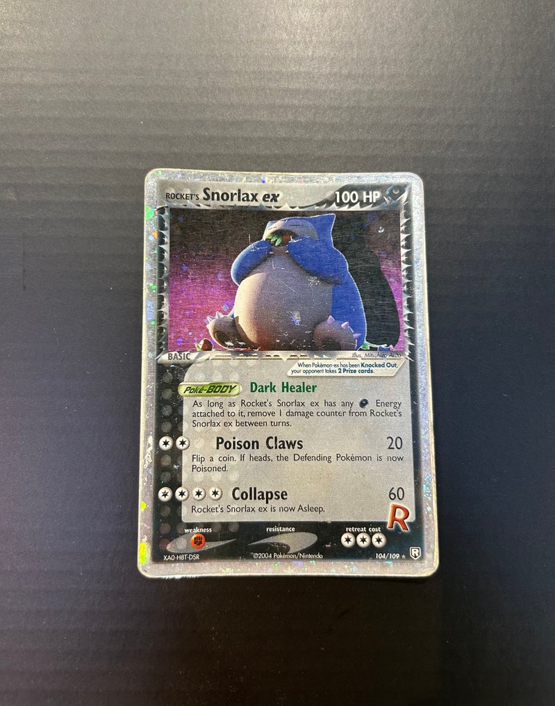 Pokémon - 1 Card - Snorlax 104/109 Holo - EX - EX Team Rocket Returns #1.0