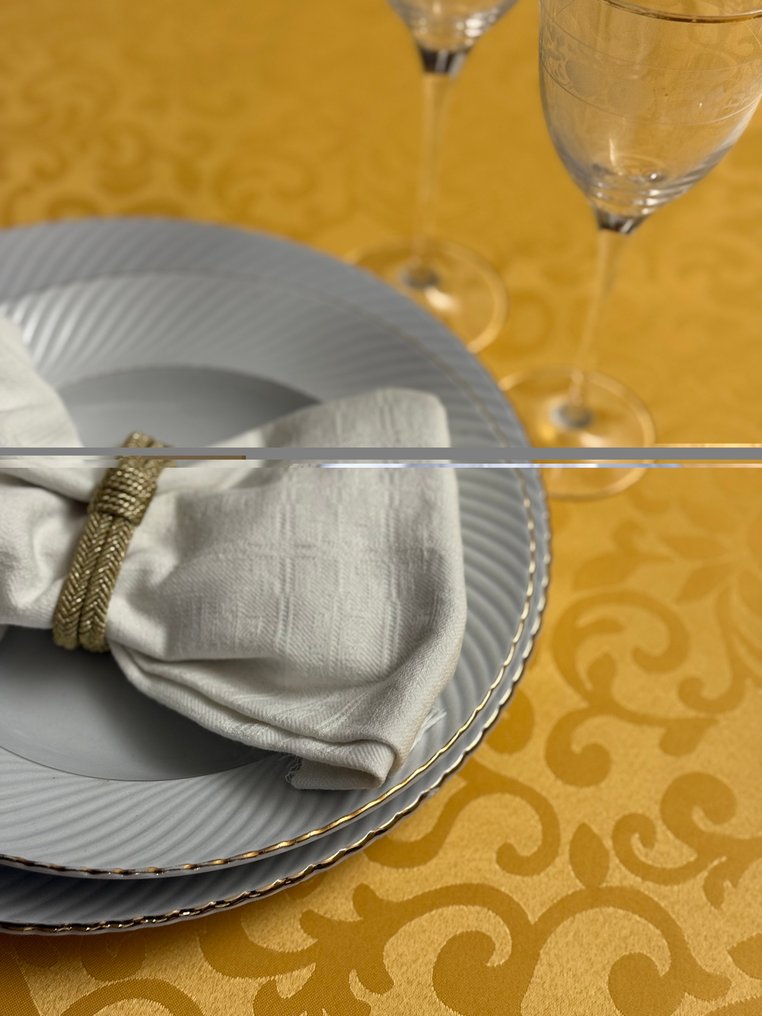 Luxurious Venetian San Leucio gold ramages - Tablecloth - 2.4 m - 1.36 m #2.1