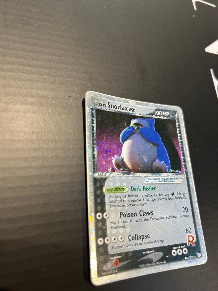 Pokémon - 1 Card - Snorlax 104/109 Holo - EX - EX Team Rocket Returns #2.1
