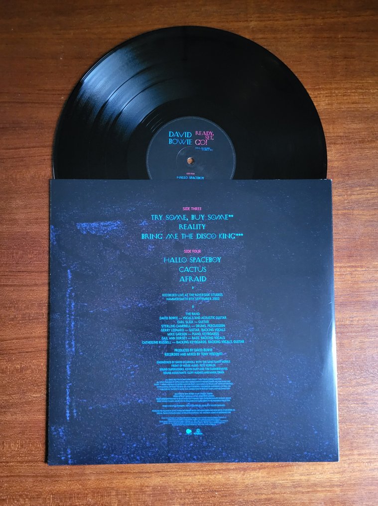David Bowie - READY, SET, GO! (Live, Riverside studio's '03) - Álbum de 2 LP (álbum doble) - 180 gramos, Lanzamiento Record Store Day - 2025 #3.2