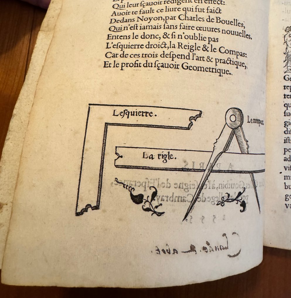 Bovelles (Charles de). - Géométrie practique composée par le Noble Philosophe Maistre Charles de Bouelles et par luy reveue - 1555 #2.1