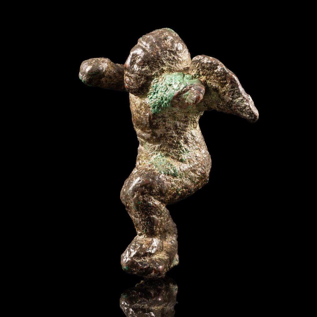 Αρχαία Ρωμαϊκή Χάλκινο άγαλμα του Έρωτα  (χωρίς τιμή ασφαλείας) #1.0