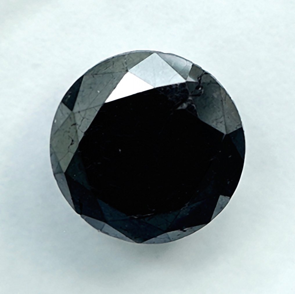 No Reserve Price - 1 pcs Diamond  (Colour-treated)  - 1.21 ct - Round - Not specified in lab report - International Gemological Institute (IGI) #1.0