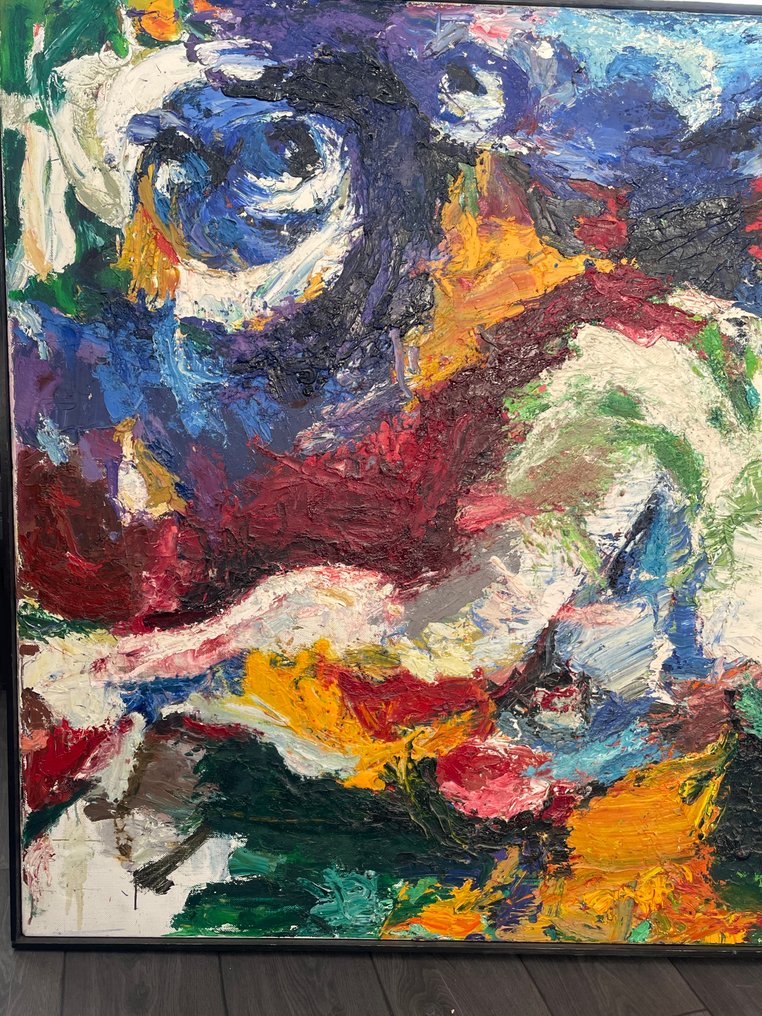 Steven Kwint (1931-1977) - Liggend Naakt met figuur ernaast #3.2