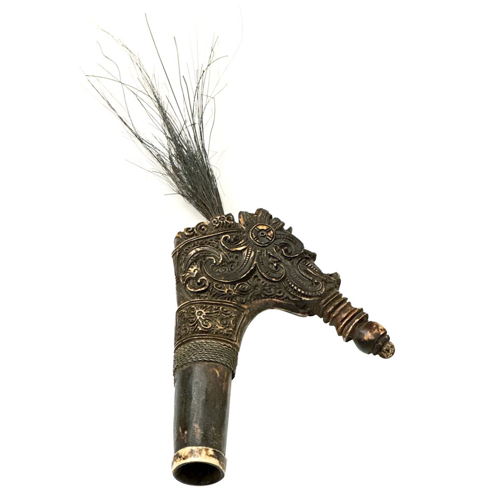 Manico mandau Dayak dal Borneo. - Iban Dayak - Indonesia #4.3