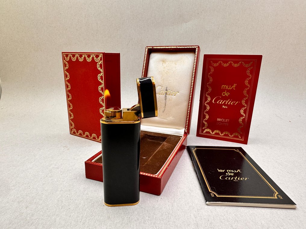 Cartier - Αναπτήρας - Gold plated, Λάκα #1.0