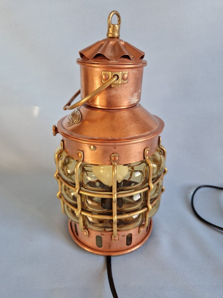Anchor lamp - 玻璃, 铜, 黄铜 #4.3