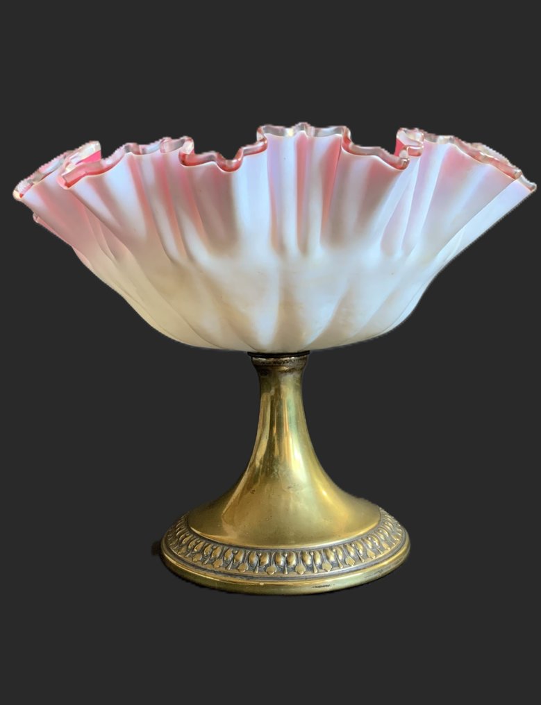 WMF / Geislingen - Tasse sur pied - ver opalin, Métal - Centre de Table WMF #2.1