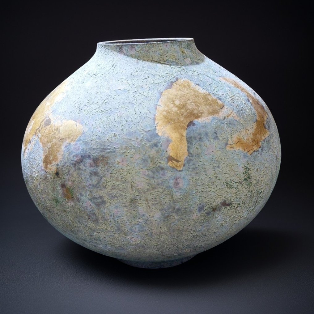 Βάζο - Μπρούντζος - Ιαπωνία - Χάλκινο βάζο Takaoka ύψους 15 εκ.  (χωρίς τιμή ασφαλείας) #3.2