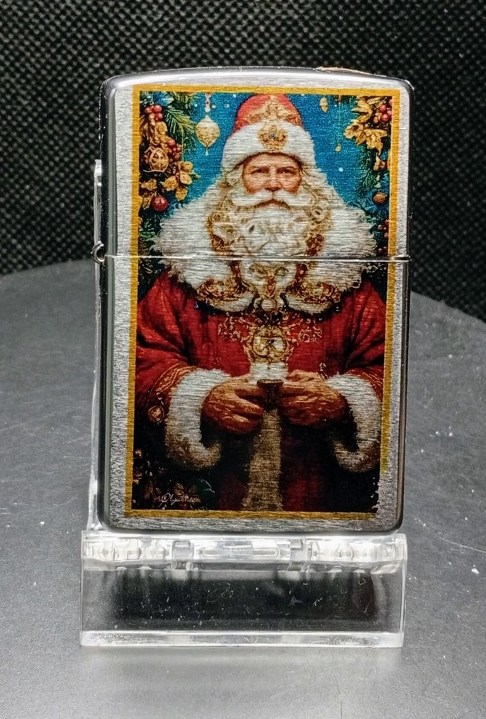 Zippo - 芝宝 - Christmas Edition 5a - 没有保留价 - 口袋打火机 - 黄铜 #1.0