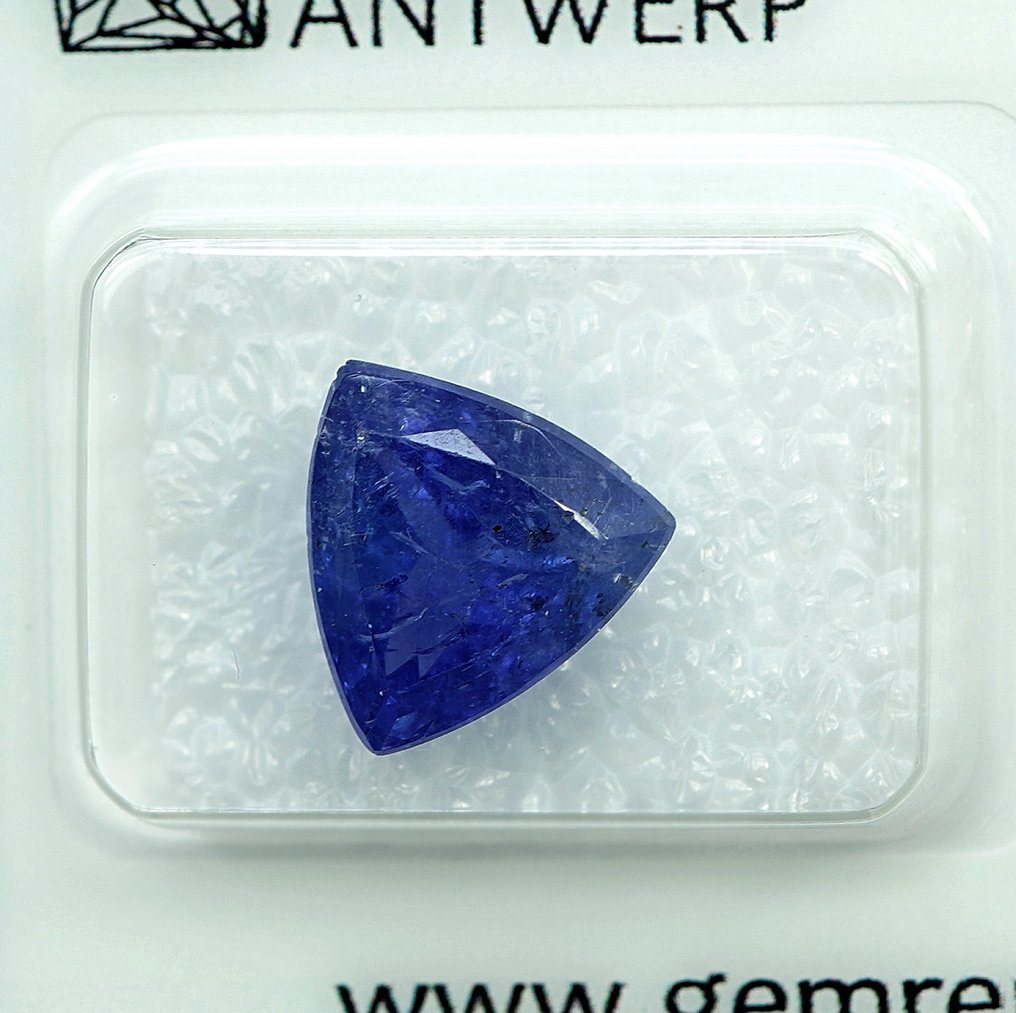 χωρίς τιμή ασφαλείας - 1 pcs Βιολετί, Μπλε Τανζανίτης - 4.50 ct - Gem Report Antwerp (GRA) #1.0