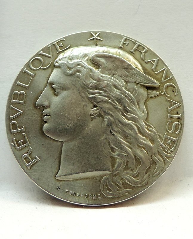 法国. Medaglia in argento "Concorso generale produttori latte" 1900 Peso 35,8 gr.  (没有保留价) #3.2