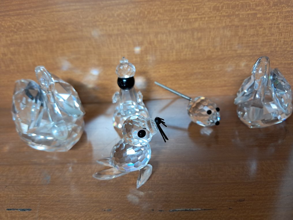 Miniature figurine - Set di mini figure in cristallo (6) - Crystal #1.0