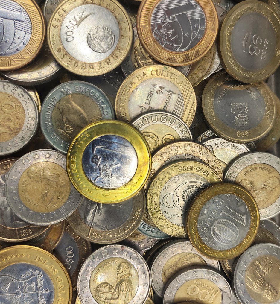 世界. Lot with a Selection of 2,5kg of Bimetalic Coins of the World (F/XF)  (没有保留价) #4.3