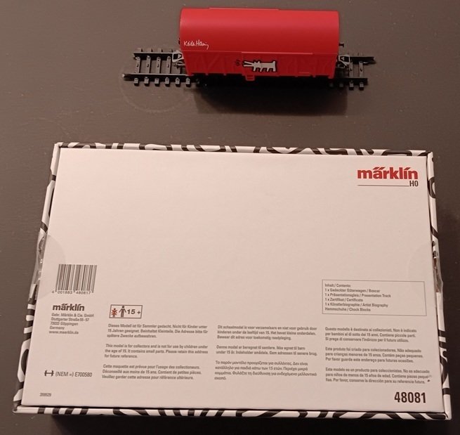 Märklin 1:87 - Βαν μοντελισμού - Message Wagons Keith Haring - Μέντα #3.2