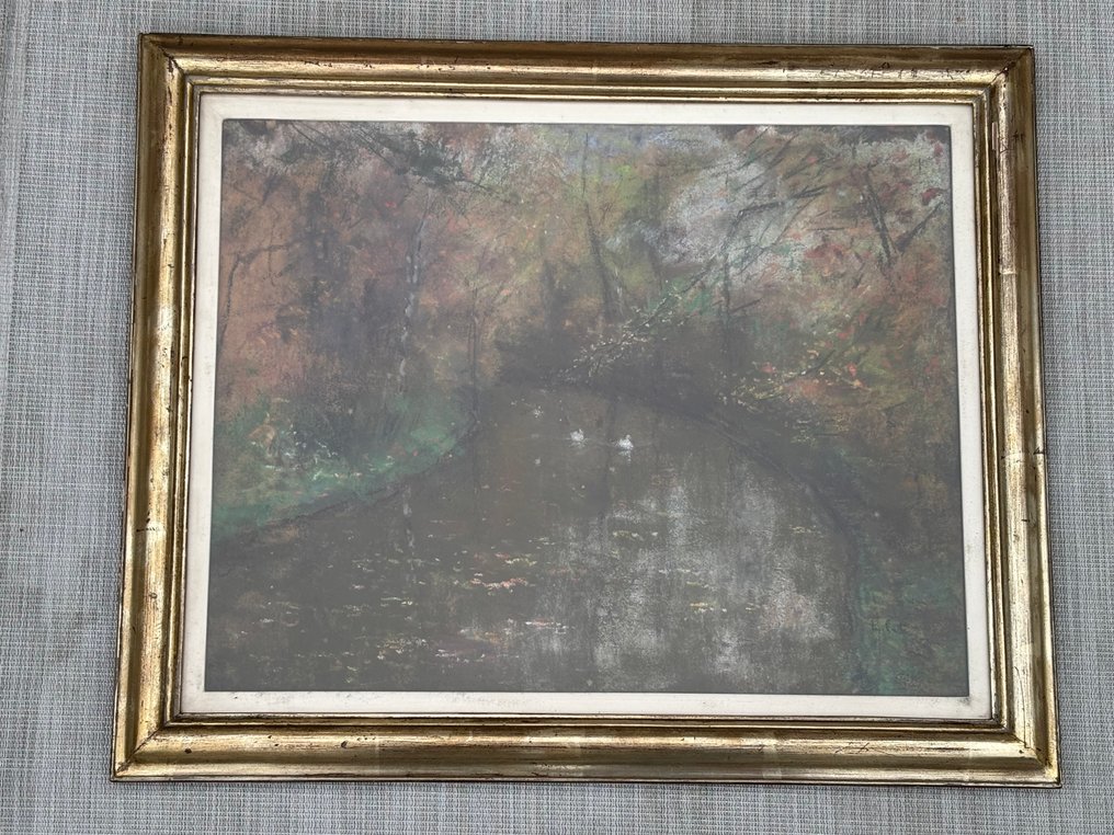 Siebe Johannes ten Cate (1858-1908) - Vijver met eenden #3.2