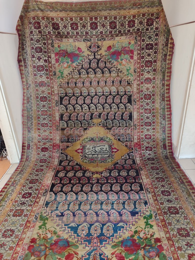 Gammelt tæppe Karabak, et sjældent stykke, ekstra fint. - Tæppe - 322 cm - 175 cm #1.0