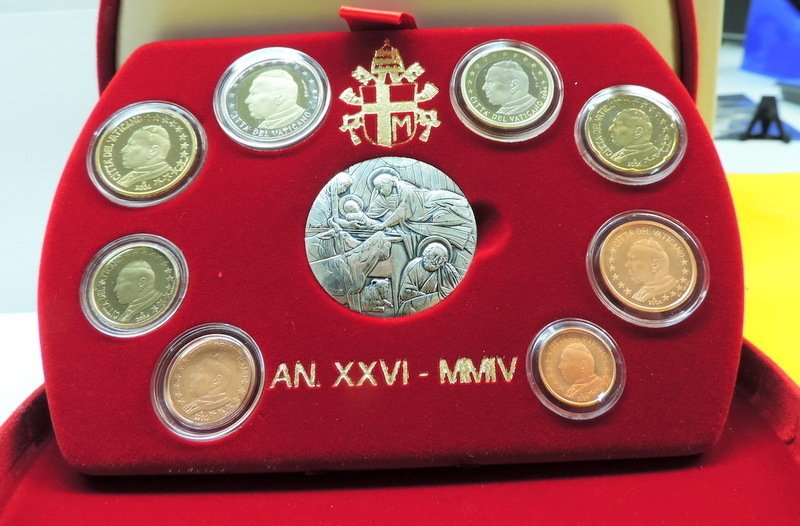 Vatikan. Proof Set 2004 (incl. medaglia in argento)  (Ohne mindestpreis) #4.3