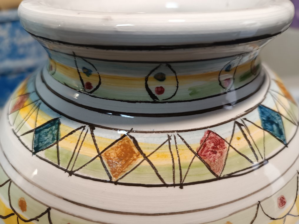 Vaso Palla Caltagirone - Kerámia - Olaszország - kézművesség #4.3