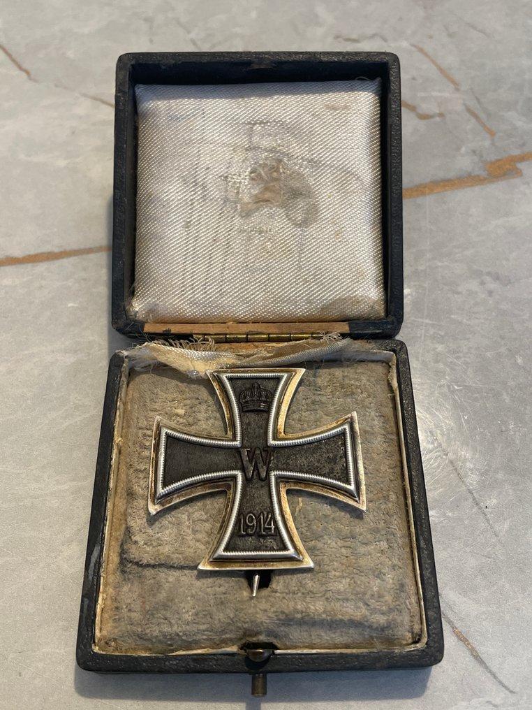 德国 - 军事勋章 - 复古一战铁十字一等章标志（KO）完整 #1.0