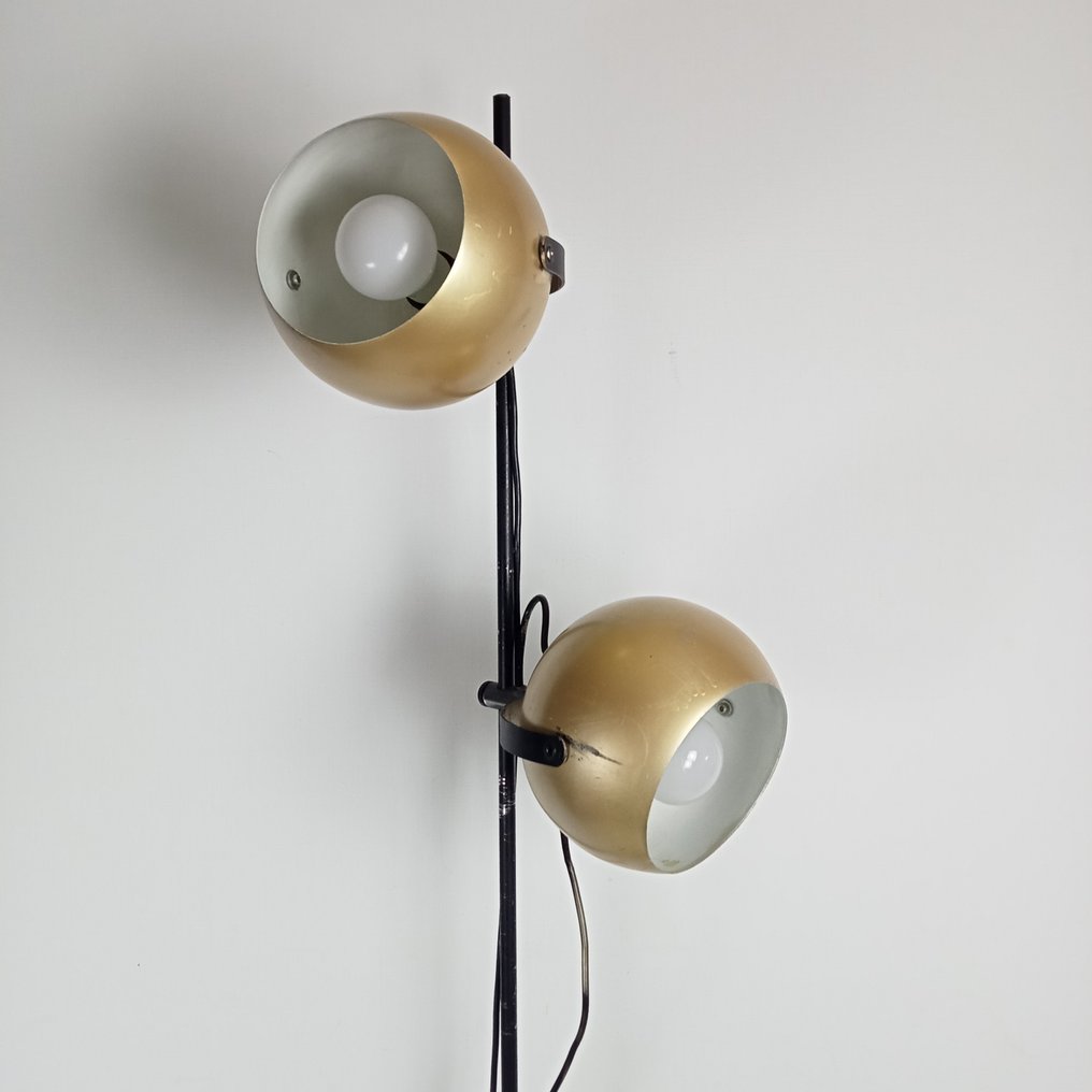 Floor lamp - eyeball - Lacquered steel - Vintage space age eyeball floor lamp #2.1