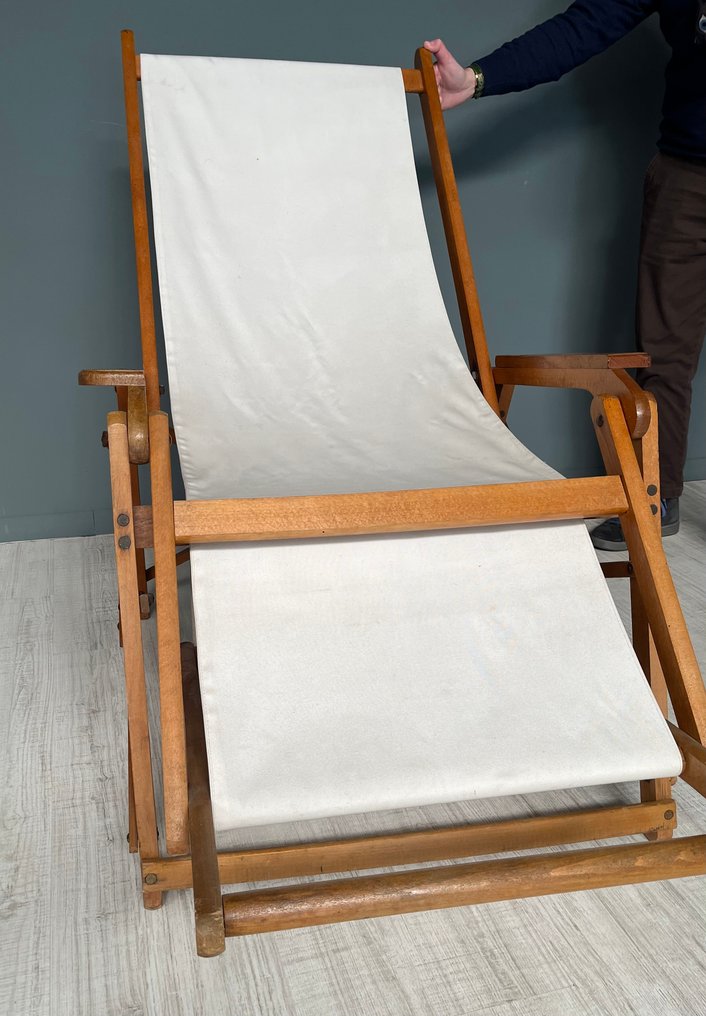 Pullman - Armchair - Beech - Reclining armchair from the 1940s #4.3