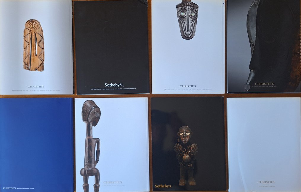 苏富比和佳士得关于部落艺术的拍卖目录，共有8份。 #1.0