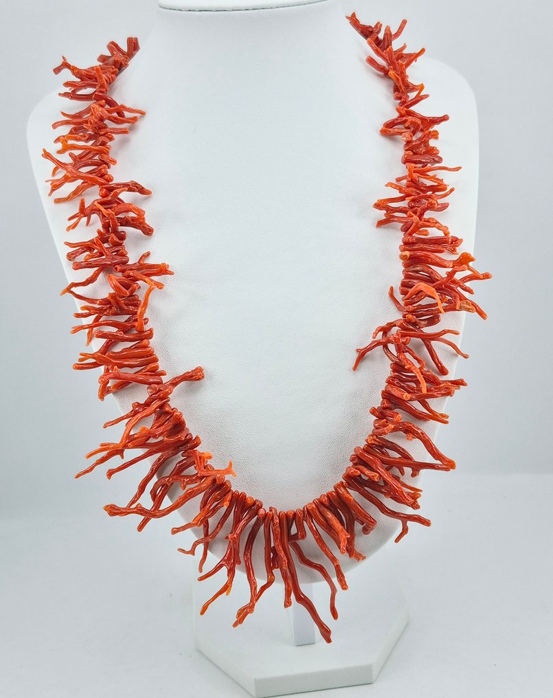 Bloedkoraal - Zilver - Halsketting - COLLANA BIGSIZE 95 g #3.2
