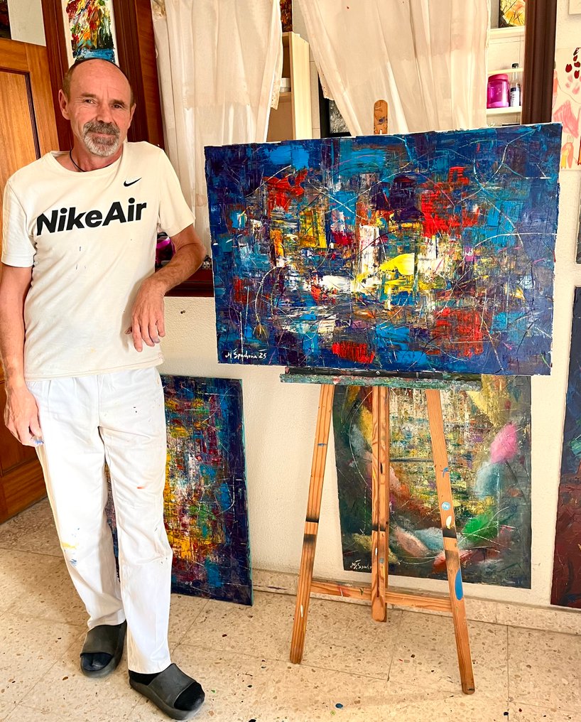 Miroslav Spadrna (Pintorcheco) - Corriente emocional-emotional current XL #2.1