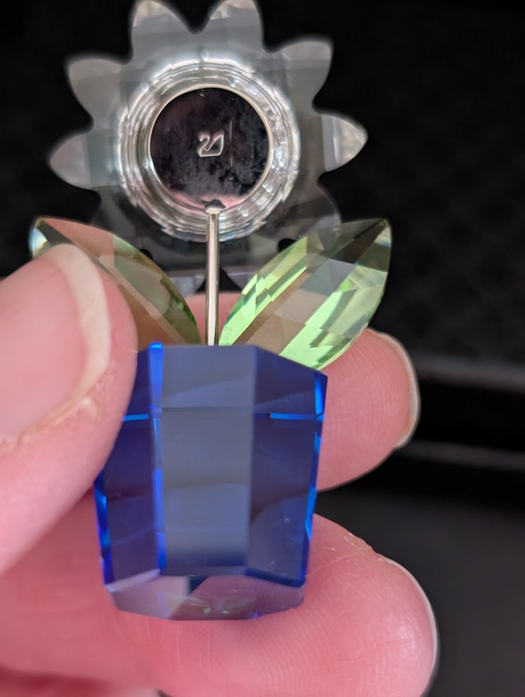 Άγαλμα, Swarovski bloem in pot - 5 cm - Κρύσταλλο #4.3