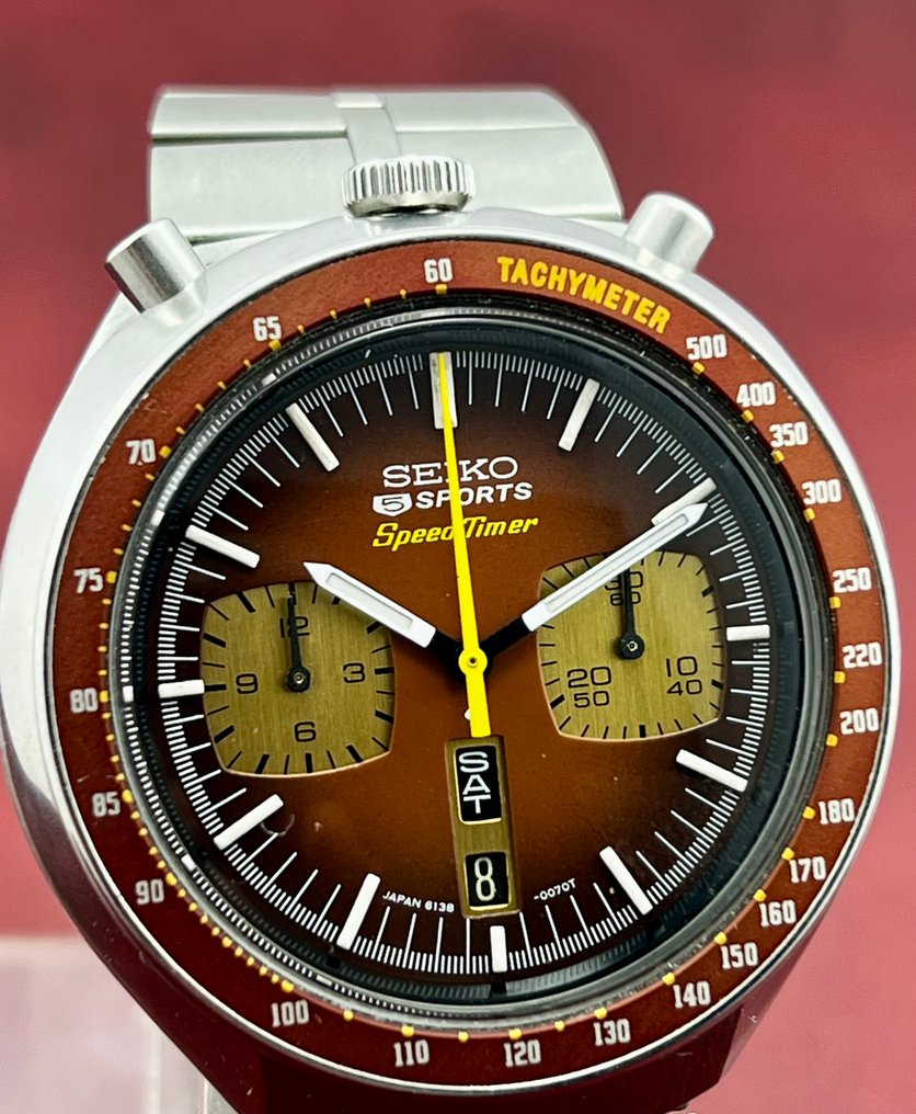 Seiko - Bullhead-SpeedTimer-Chronograph - χωρίς τιμή ασφαλείας - 6138-0040 - Άνδρες - 1970-1979 #1.0