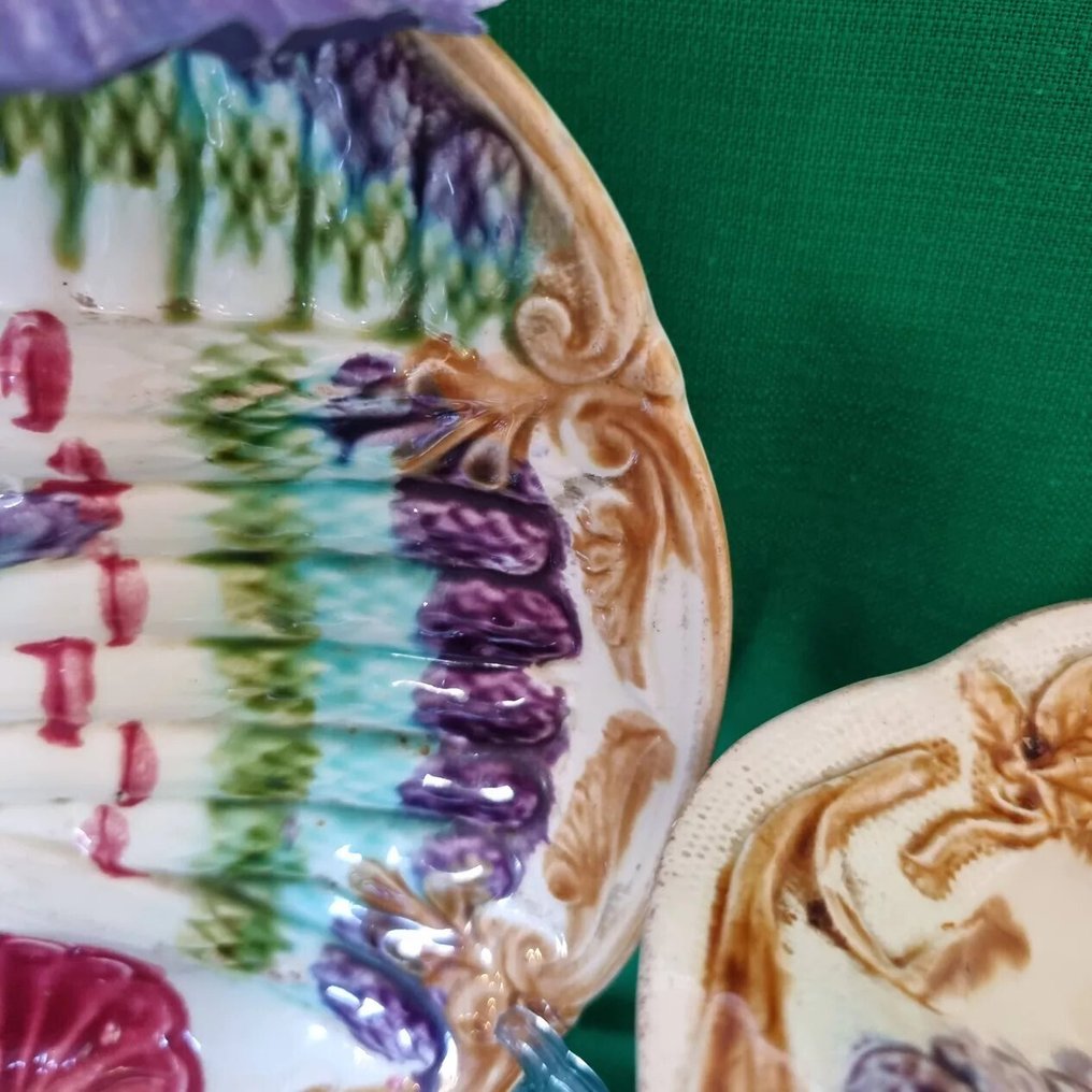 Serveringstallrik (7) - Lergods - Rätter sparris art nou #4.3