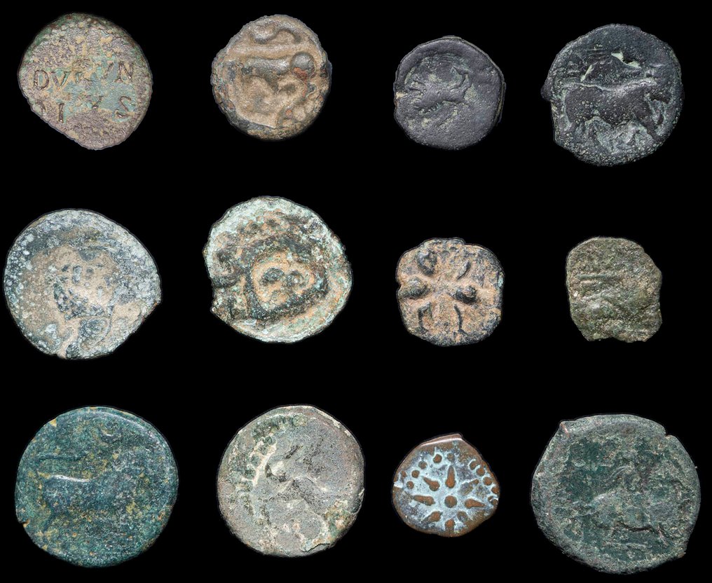 Greece (ancient) Lote de 10 monedas de broce varios diametros  (No Reserve Price) #1.0