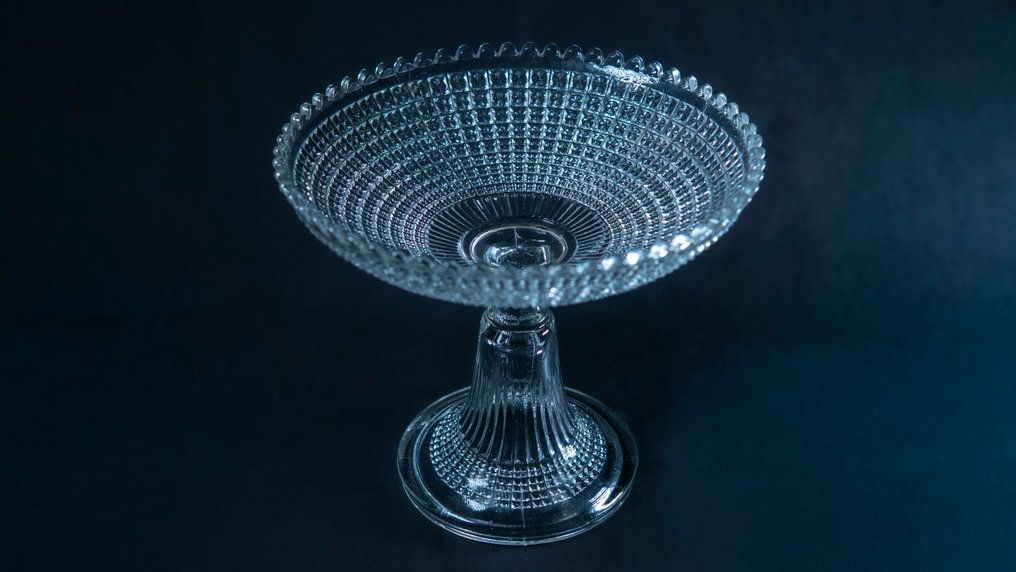 Val Saint Lambert - René Delvenne, Charles Graffart - Μπολ (Stem bowl) - Hambourg - Κρύσταλλο - 1913 #1.0