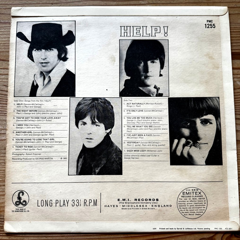 Beatles - HELP ! [first UK mono pressing] 1965 - Vinyl record - 1st Mono pressing - 1965 #1.0