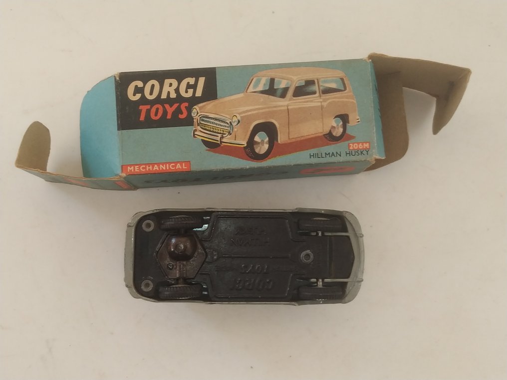 Corgi 1:48 - 模型汽车 - Original Issue First "Mechanic"Series Hillman Husky Estate No.206m - 原始第一系列“Red 206M”机械师蓝盒 - 1956 #1.0