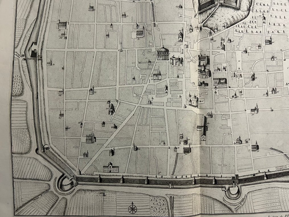 Itália - Lombardia // Brescia; Pierre Mortier (Leida 1661 – Amsterdam 1711) - Brescia ou Bresse aux Venetiens - 1701-1720 #4.3