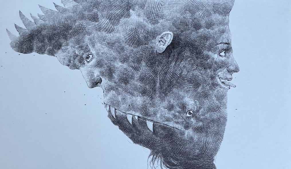 Robustelli, Giovanni - Original drawing - Dylan Dog - 2011 #2.1