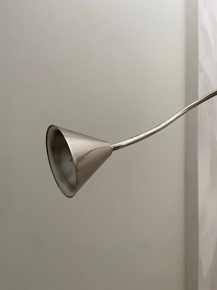 Pallucco - Τοξωτό φωτιστικό δαπέδου - παπύρος - Αλουμίνιο, Επιχρωμιωμένο, Μέταλλο - Pallucco Papiro #3.2