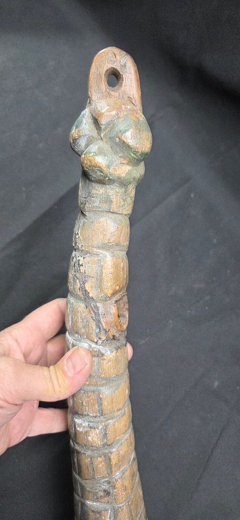 原装精彩实木狩猎号角 - 战争（49厘米）  (沒有保留價) #3.2