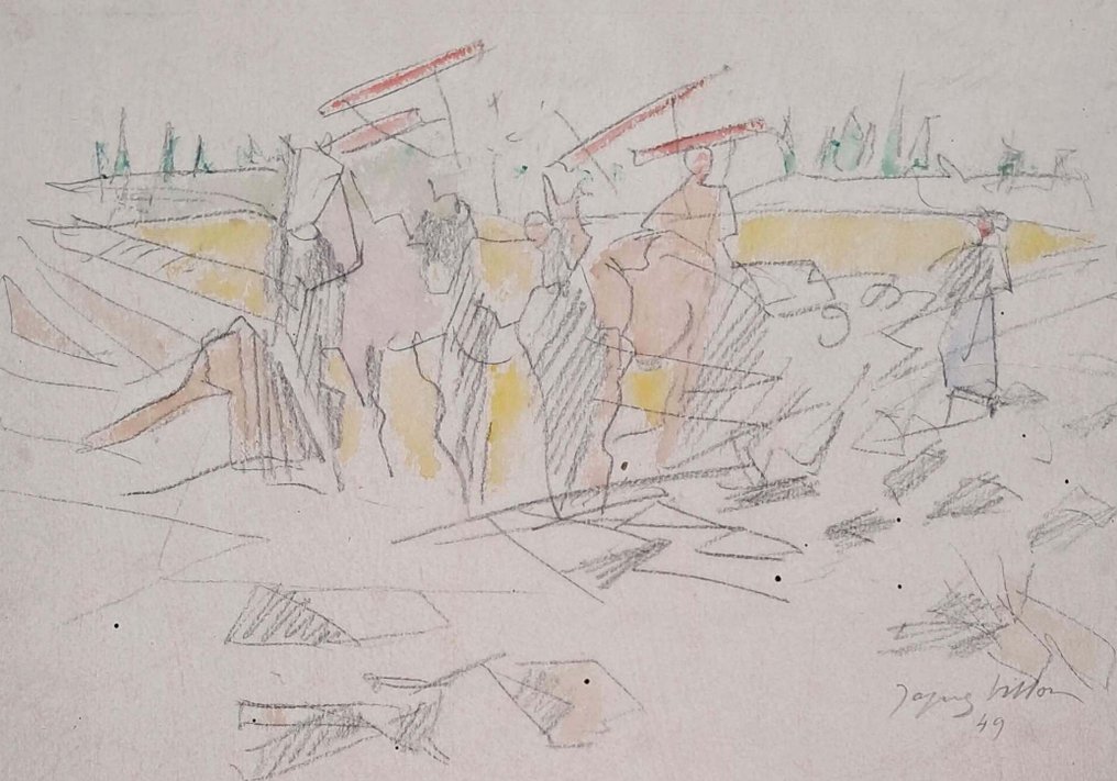 Jacques Villon (1875-1963) - Faucheuses de face #1.0