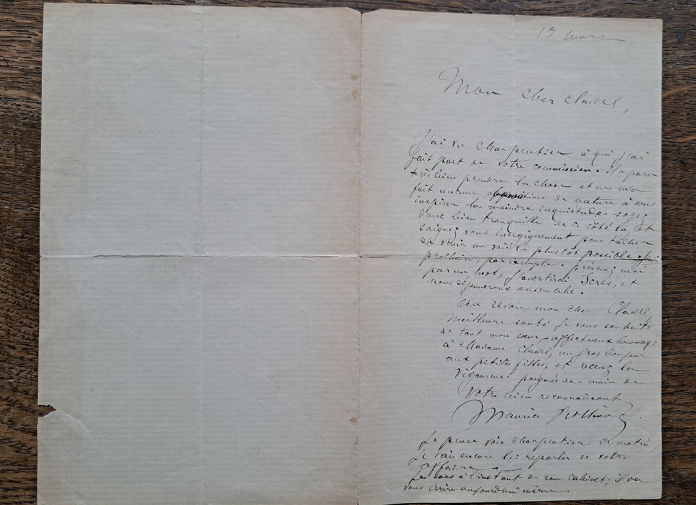 Maurice Rollinat - Paysages et Paysans [avec lettre autographe signée de Maurice Rollinat à Léon Cladel] - 1899-1899 #3.2