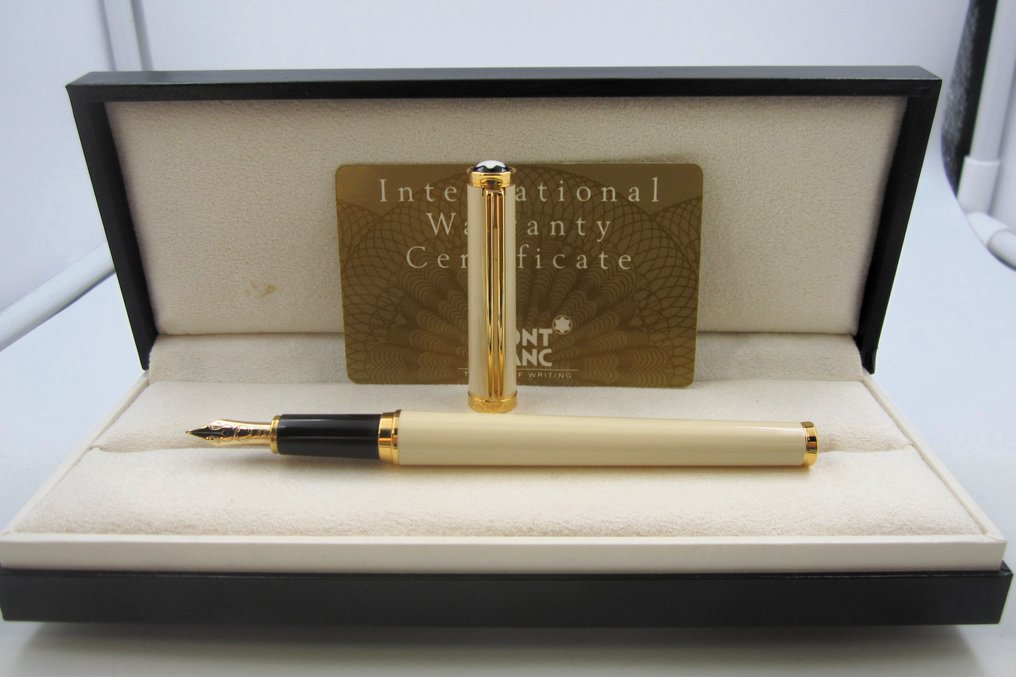 Pregiata Montblanc Colore bianco Crema- Prodotta in Germania negli anni '90 - Fyldepen #1.0