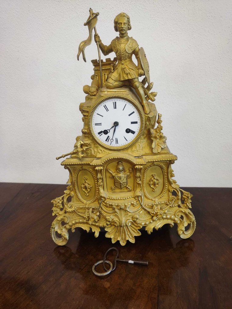 摆钟 -   - 镀金青铜 - 1800-1850 #1.0