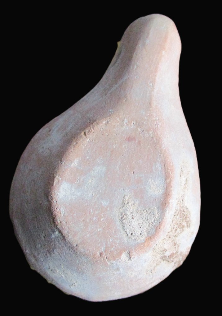 古罗马 Terracotta 油灯 保护之眼 - 96 mm  (没有保留价) #3.2