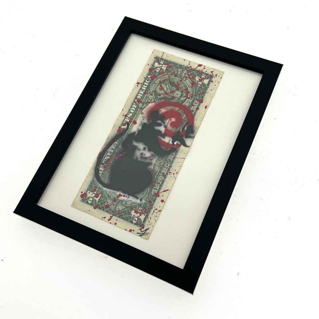 WhyCreationz (XX-XXI) - Dollar Art - Banksy Series: Radar Rat #2.1