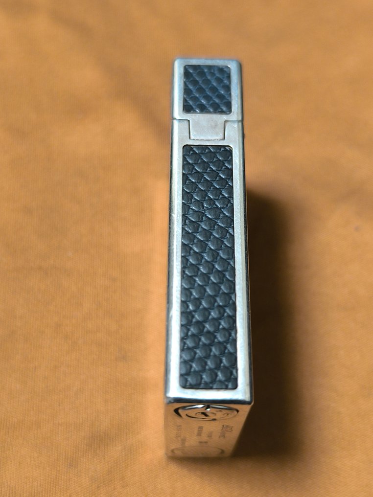 S.T. Dupont - Gatsby Black Lizard - Brichetă - Silver plated, Piele #4.3
