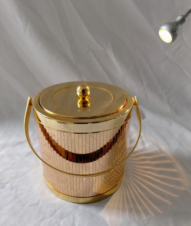 Wiadro - Wiadro na lód z fasetami 'G15 RGO' - Złoty metal - Plastik #3.2